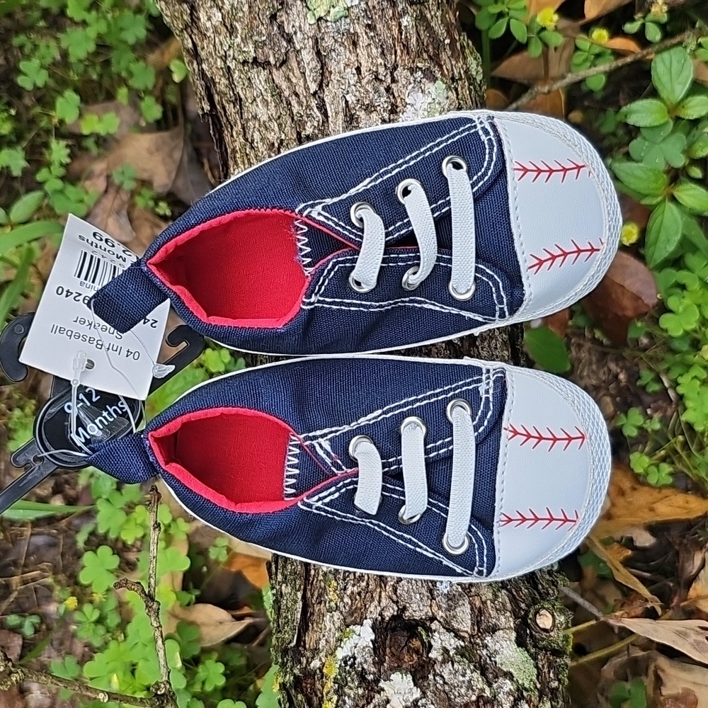 Baseball Sneakers Unisex Baby 9-12 Months New